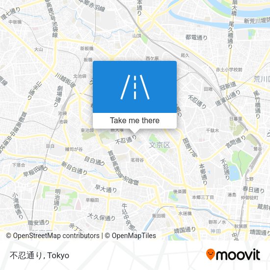 不忍通り map