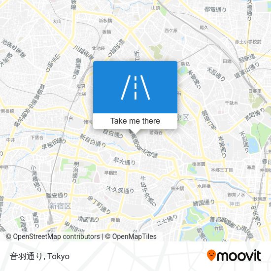 音羽通り map