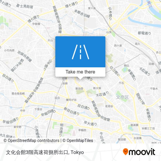 文化会館3階高速荷捌所出口 map