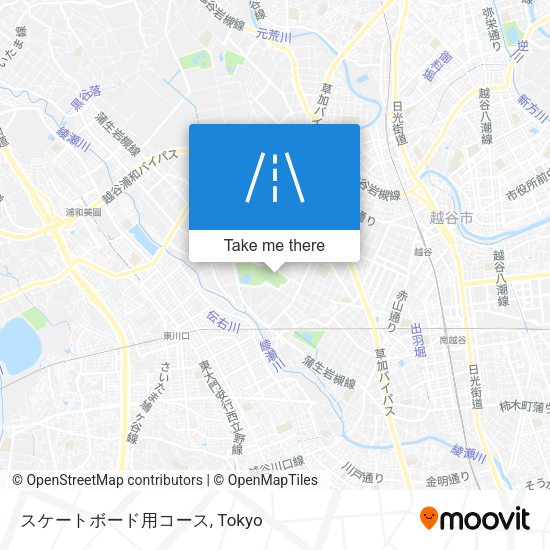 スケートボード用コース map