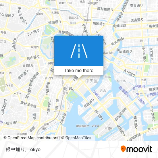 銀中通り map