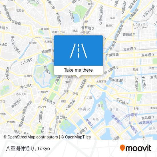 八重洲仲通り map