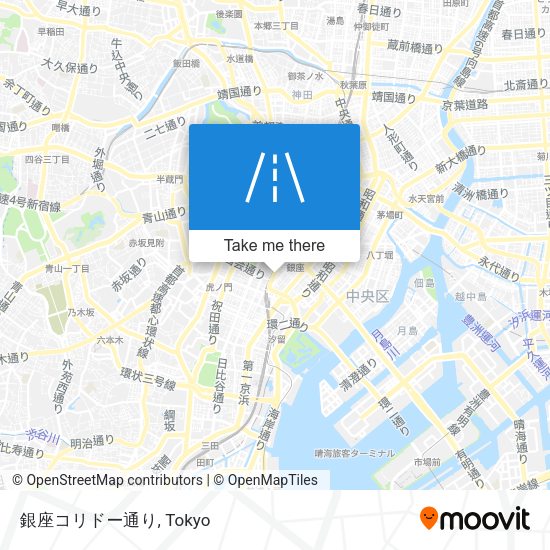銀座コリドー通り map