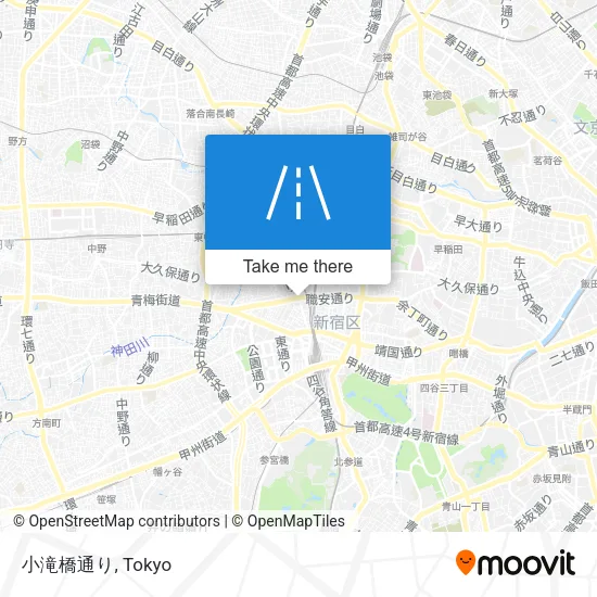 小滝橋通り map