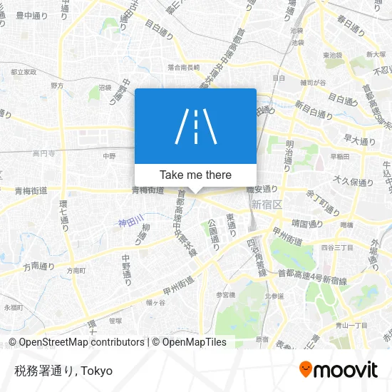 税務署通り map
