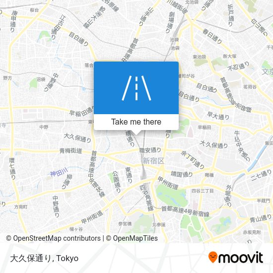 大久保通り map