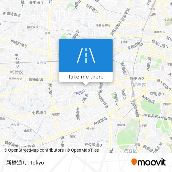 新橋通り map