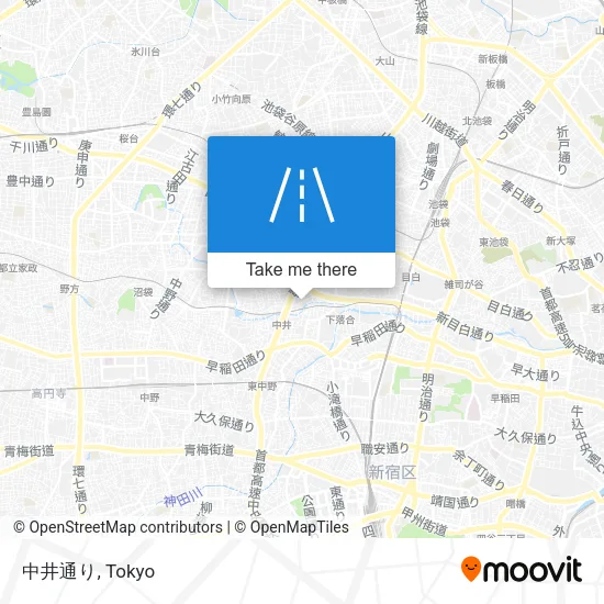 中井通り map