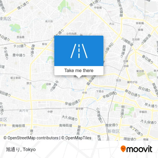 旭通り map