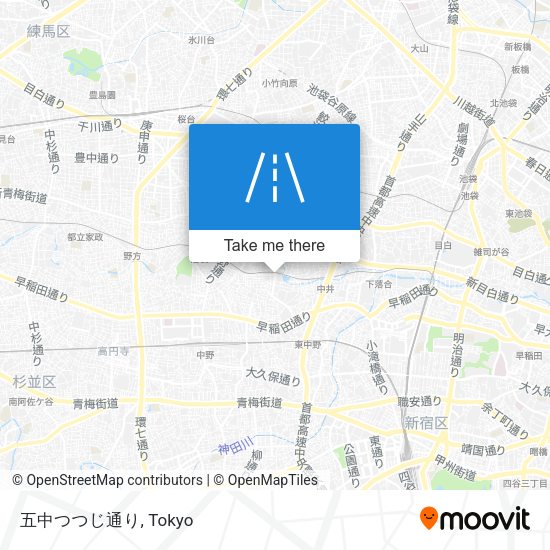 五中つつじ通り map