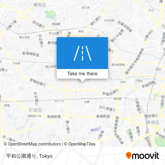 平和公園通り map