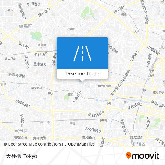 天神橋 map