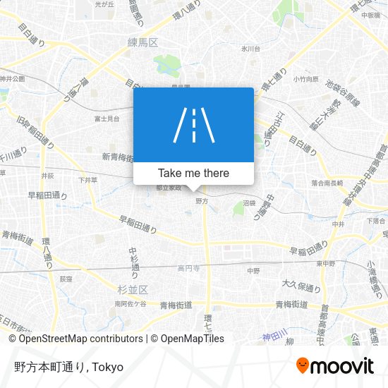 野方本町通り map