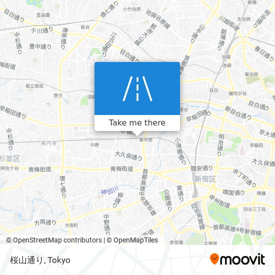 桜山通り map
