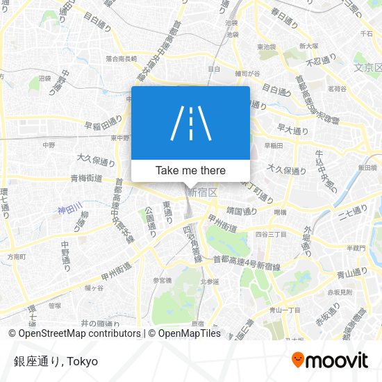 銀座通り map