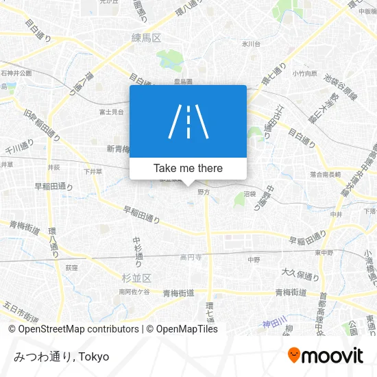 みつわ通り map