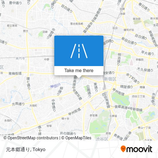 元本郷通り map