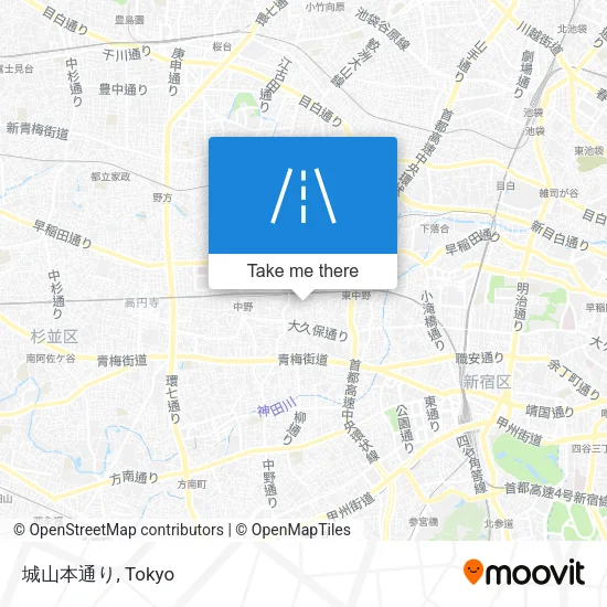 城山本通り map