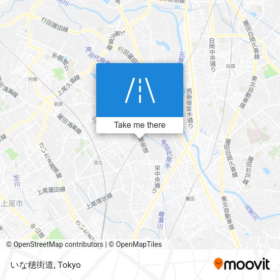 いな穂街道 map