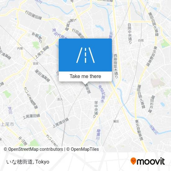 いな穂街道 map