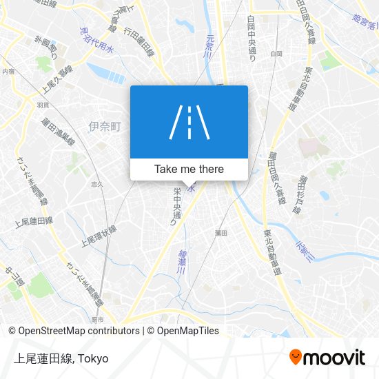 上尾蓮田線 map