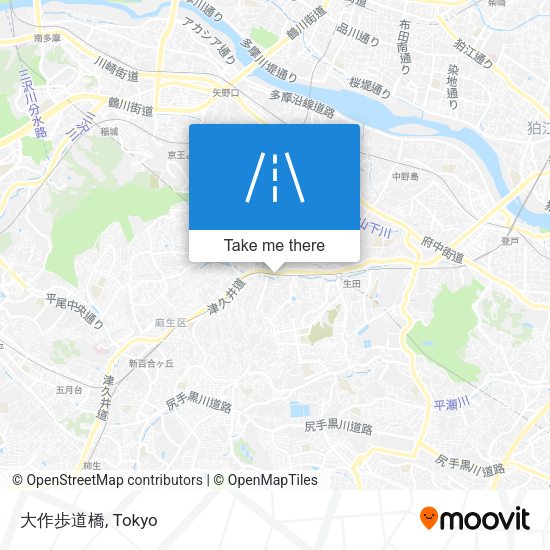 大作歩道橋 map