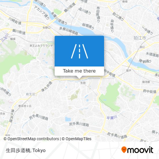 生田歩道橋 map