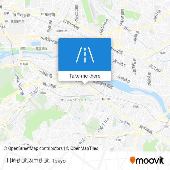 川崎街道;府中街道 map