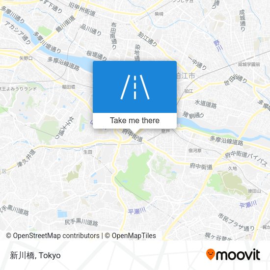 新川橋 map