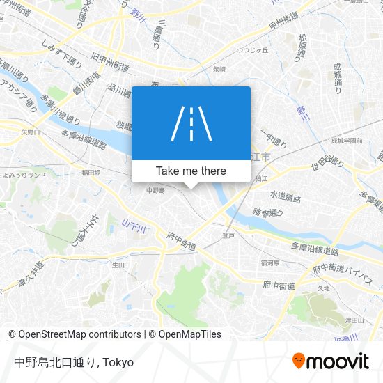 中野島北口通り map