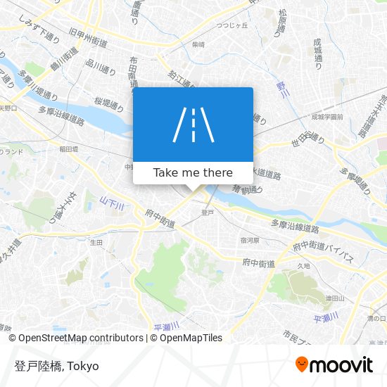 登戸陸橋 map