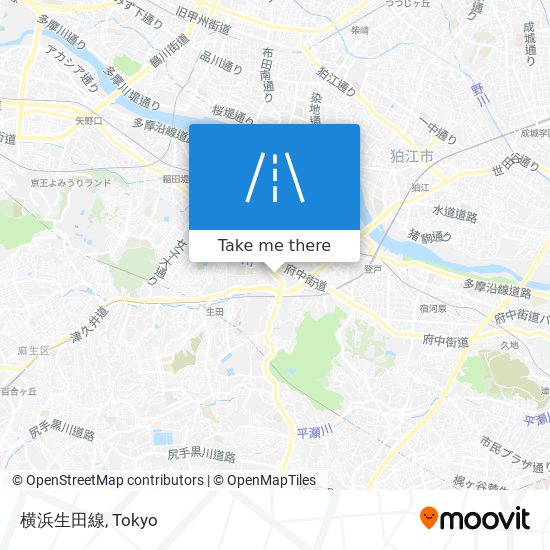 横浜生田線 map