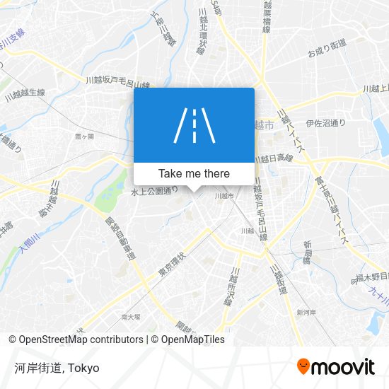 河岸街道 map