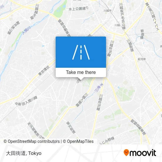 大田街道 map
