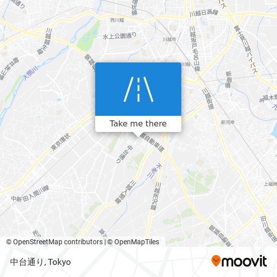 中台通り map