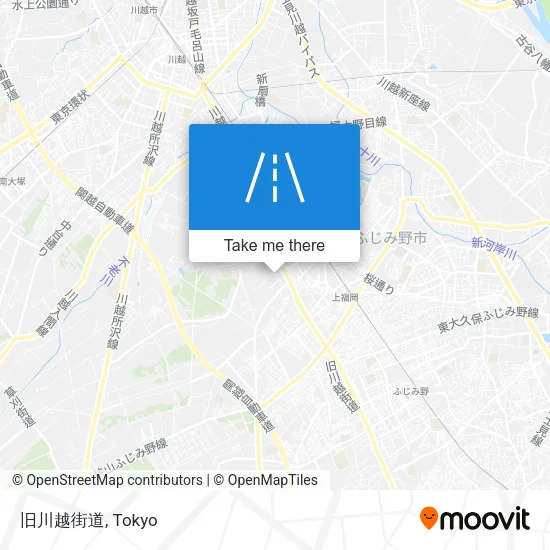 旧川越街道 map