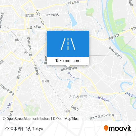 今福木野目線 map