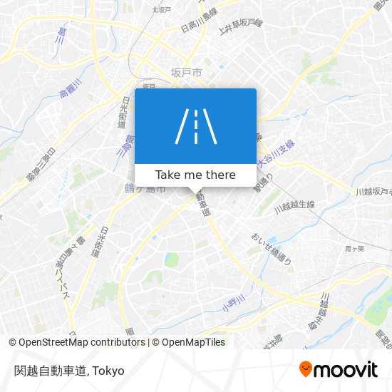 関越自動車道 map