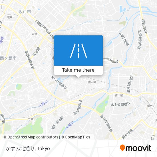 かすみ北通り map