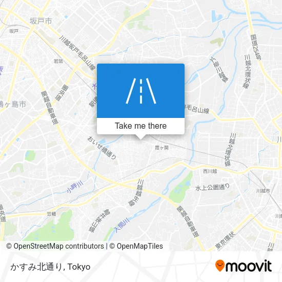 かすみ北通り map