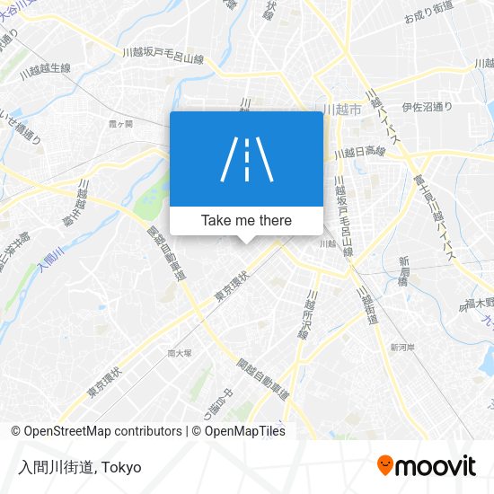 入間川街道 map
