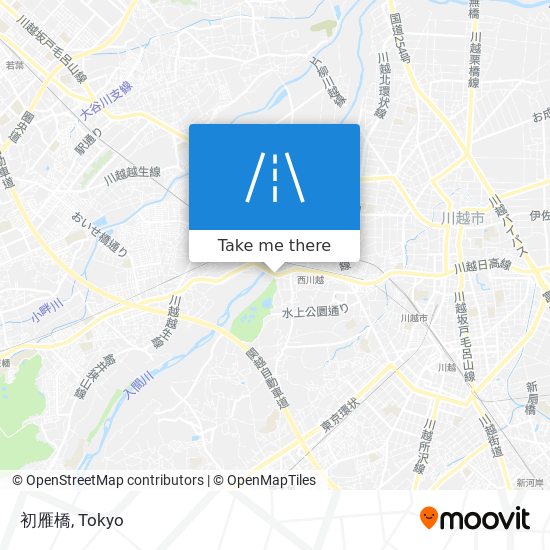 初雁橋 map