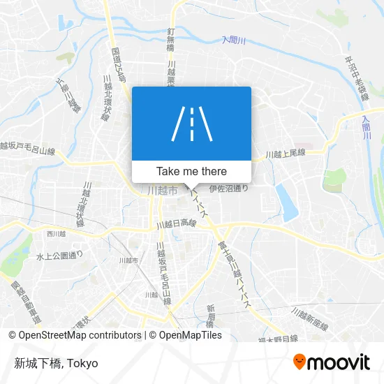 New Castle Bridge map