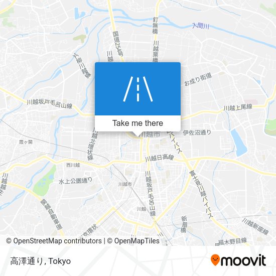 高澤通り map