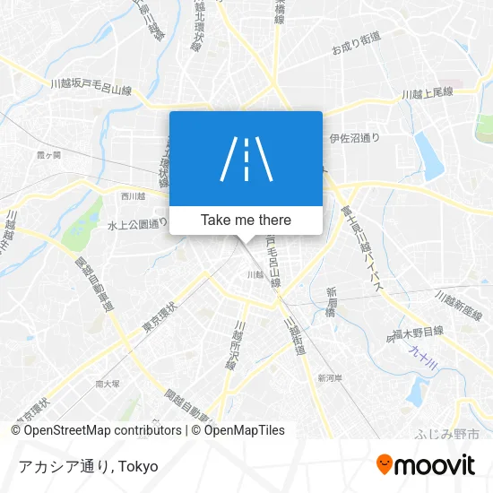 アカシア通り map