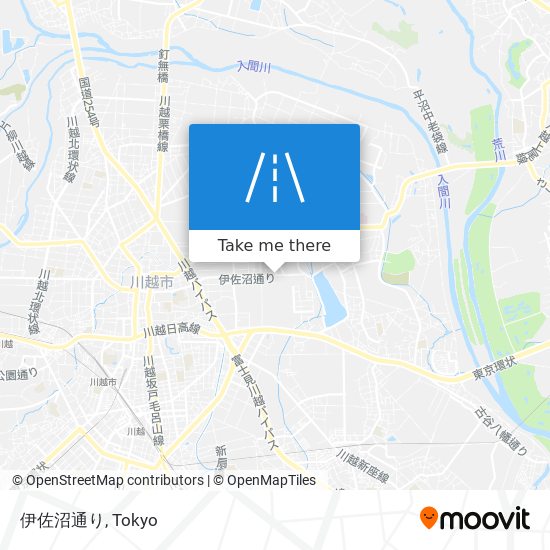 伊佐沼通り map