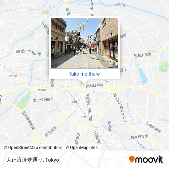 大正浪漫夢通り map