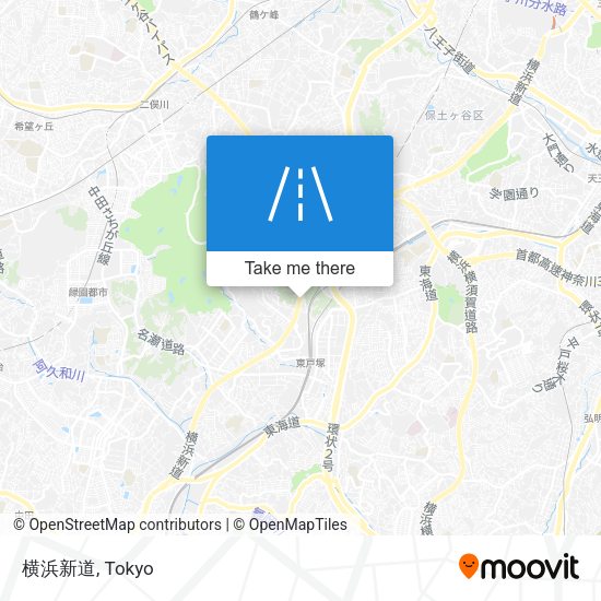 横浜新道 map