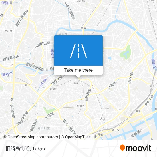 旧綱島街道 map