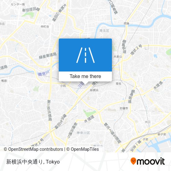 新横浜中央通り map